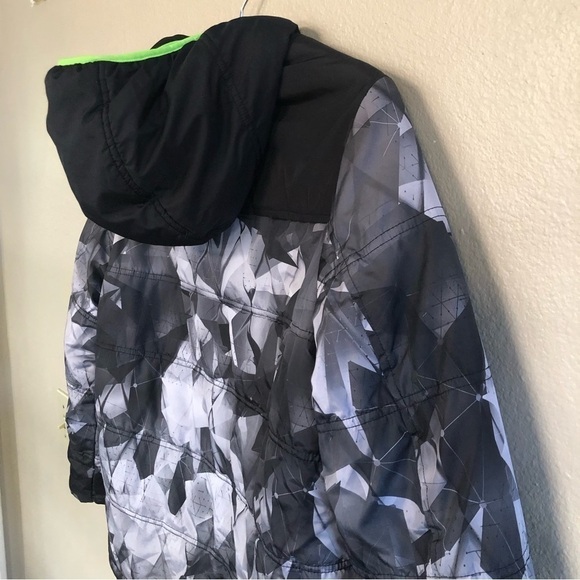 Gerry Boy’s Gray Camo Puffer Reversible Fleece Hooded Jacket Size L 14/16 Youth - Picture 3 of 16